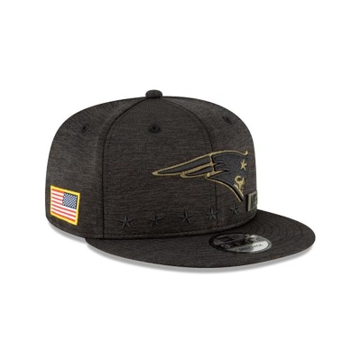 New England Patriots Gorra | New Era NFL Salute To Service 9fifty Snapback Cap Mexico - Negros